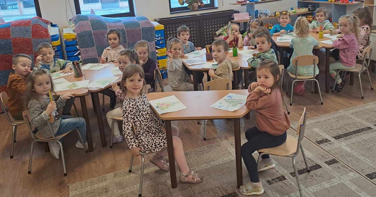 Korszerű környezetben a korondi napközisek